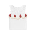 Birthday Poem — Cake Ruffle Tank Top by Gao Lingling